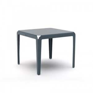 Bended Table / Outdoor Esstisch 90 x 90 grau/blau