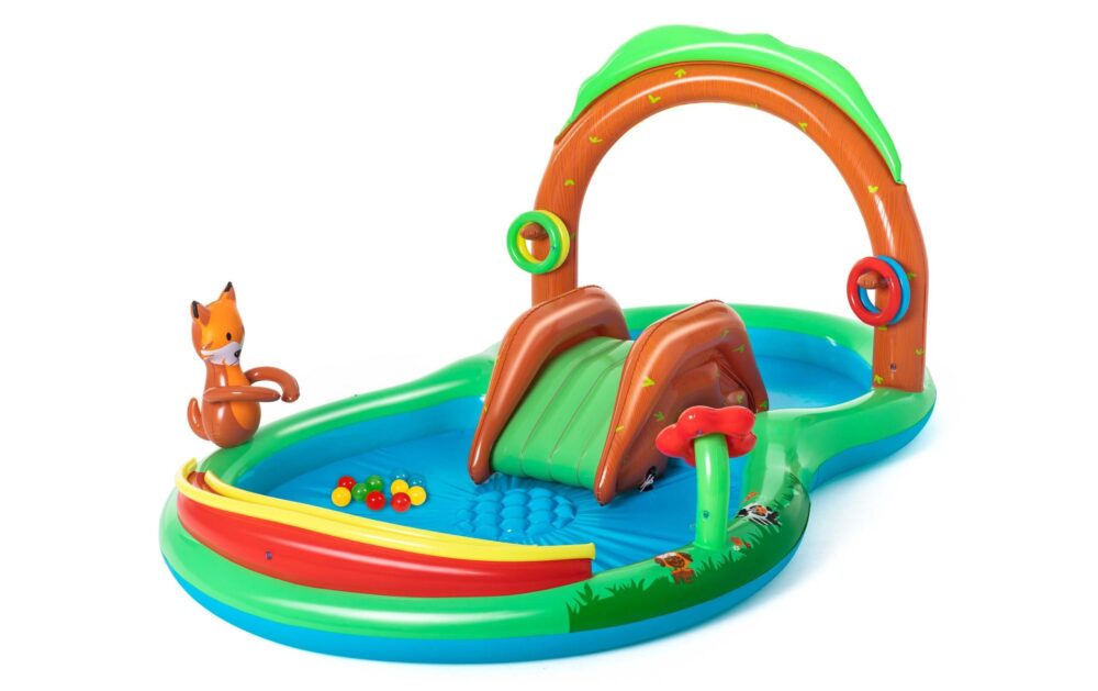 Bestway Planschbecken "Wasser-Spielplatz Friendly Woods Play Center"