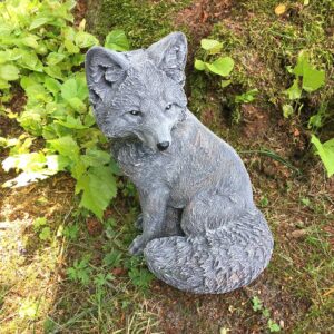 Gartendekoration Fuchsfiguren Steinfigur Fuchs Tierfiguren Fuchs Gartenfiguren