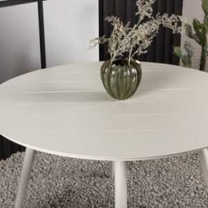 Lina Runder Gartentisch - Beige 120 cm