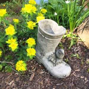 Stiefel als Pflanztopf -Beetdekoration Pflanzkübel Terrasse Blumentöpfe Balkon