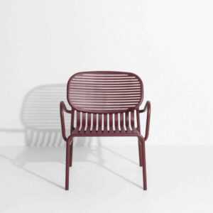 Week-End Lounge Armchair Sessel, Farbe burgundy