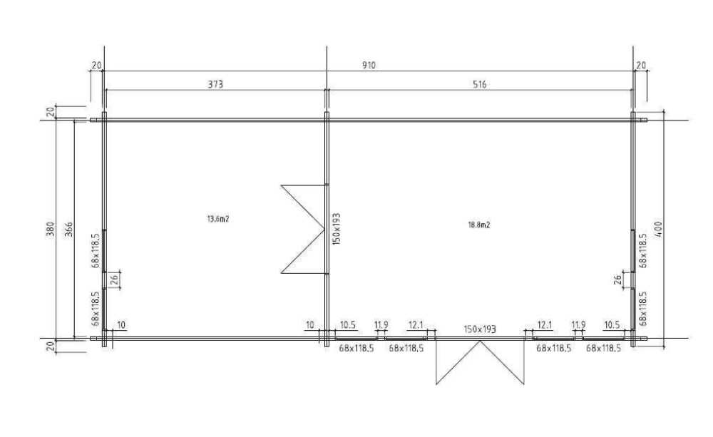 Gartenhaus CLOCKHOUSE® Big Ben 70 Ohne Schutz-Imprägnierung:Mit Imprägnierung (Pinie)