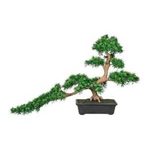 Kunstblume Bonsai Bäumchen in Schale 85x130 cm Podocarpus Han-kengai, Gasper, Höhe 85.000 cm