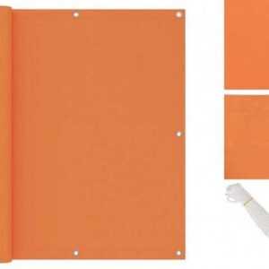 vidaXL Seitenmarkise Balkon-Sichtschutz Orange 120x600 cm Oxford-Gewebe