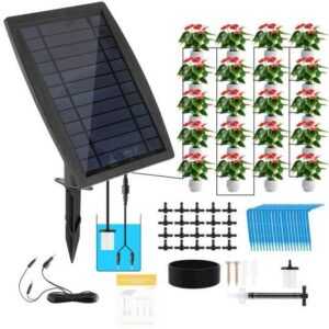 Bettizia Solarpumpe Solar Bewässerungssystem Solarpumpe mit 12 Timer-Modi für Garten