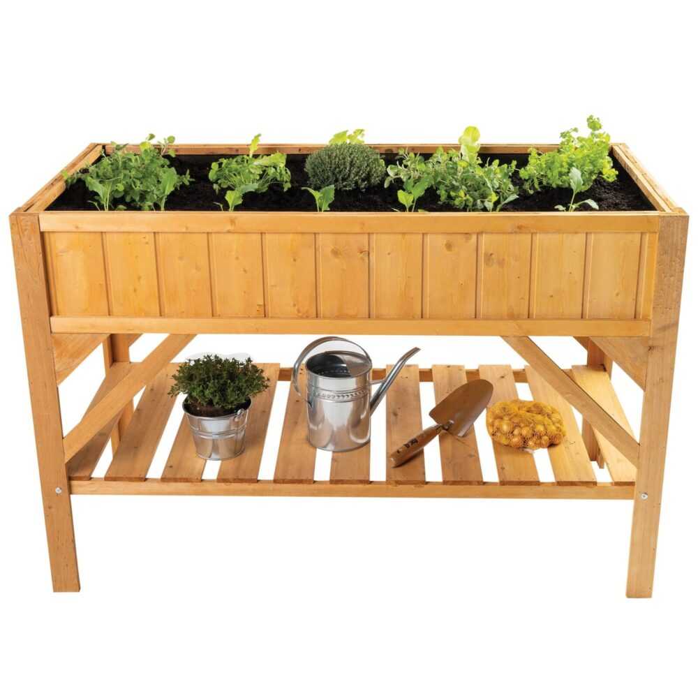 Hochbeet Pflanzkasten Blumenkasten Blumentreppe Kräuterbeet von terra-garten®