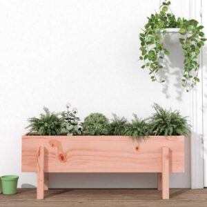 Hochbeet,Blumenkasten,Pflanzkasten Balkon, Terrasse, Garten 101x30x38 cm Massivholz Douglasie VMEC648965 Maisonchic