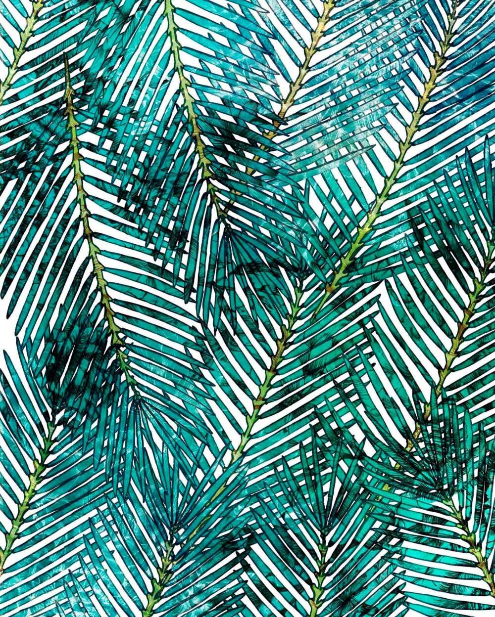 Komar Vliestapete "Palm Canopy", 200x250 cm (Breite x Höhe), Vliestapete, 100 cm Bahnbreite