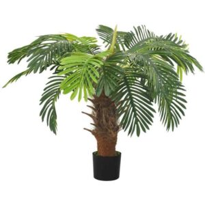 Maison Exclusive - Künstliche Palme Cycas mit Topf 90 cm Grün - Grün