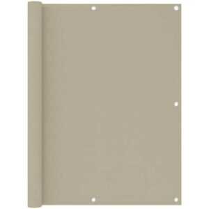 Maisonchic - Balkon-Sichtschutz Sonnenschutz für Garten Balkon Terrasse Beige 120x500 cm Oxford-Gewebe DE84834 - Beige