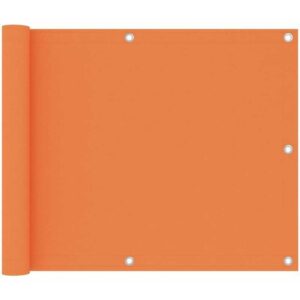 Prolenta Premium - Balkon-Sichtschutz Orange 75x400 cm - Orange