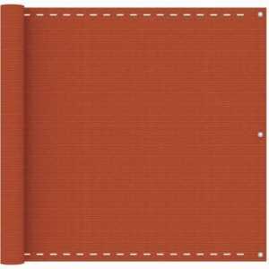 Prolenta Premium - Balkon-Sichtschutz Orange 90x500 cm hdpe - Orange