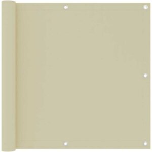 Sweiko - Balkon-Sichtschutz Creme 90x300 cm Oxford-Gewebe FF134952DE