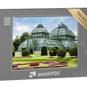 puzzleYOU Puzzle Das Palmenhaus, Gewächshaus Schloss Schönbrunn, 100 Puzzleteile, puzzleYOU-Kollektionen Schloss Schönbrunn