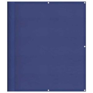 vidaXL Balkonsichtschutz Balkon-Sichtschutz Blau 120x800 cm 100 % Polyester-Oxford
