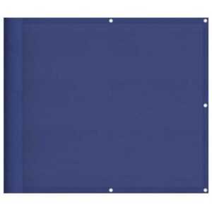 vidaXL Seitenmarkise Balkon-Sichtschutz Blau 90x800 cm 100 Polyester-Oxford