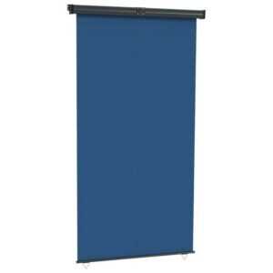 vidaXL Seitenmarkise Sichtschutz Balkon-Seitenmarkise Rollo 160 250 cm Blau