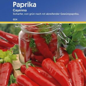 Paprika De Cayenna (Gewürzpfeffer) zum scharfen Würzen von Fleisch und Salaten