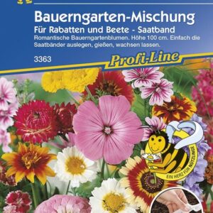 Blumenmischung Bauerngarten für Rabatten und Beete