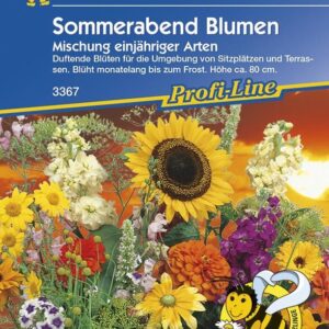 Blumenmischung Sommerabendblumen duftende Mischung einjähriger Arten