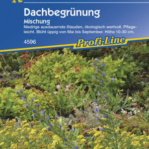 Blumenmischung Dachbegrünung | ein- und mehrjährig | ökologisch wertvolle und ausdauernde Stauden