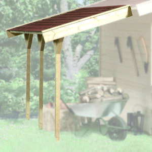 Schleppdach für Gartenhaus