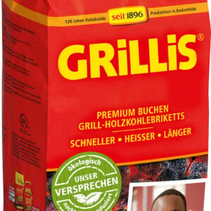 Grillholzkohlebrikett Grillis 5kg