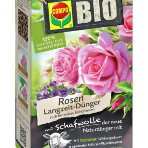 BIO Rosen Langzeit-Dünger mit Schafwolle