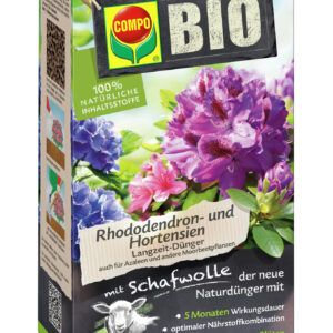 BIO Rhododendron- und Hortensien Langzeit-Dünger mit Schafwolle