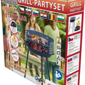 Holzkohlegrill Partyset