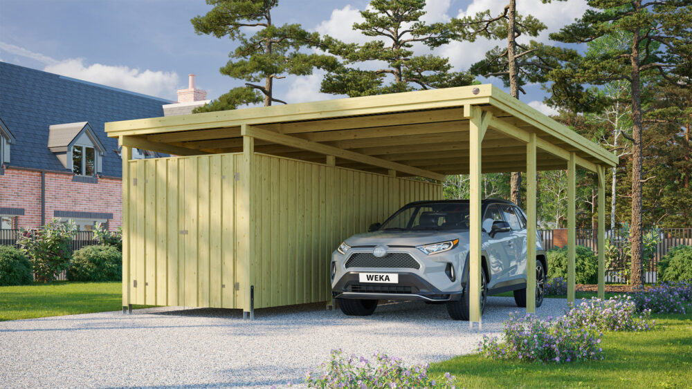 Carport 607 Gr.3 inkl. XXL Geräteraum