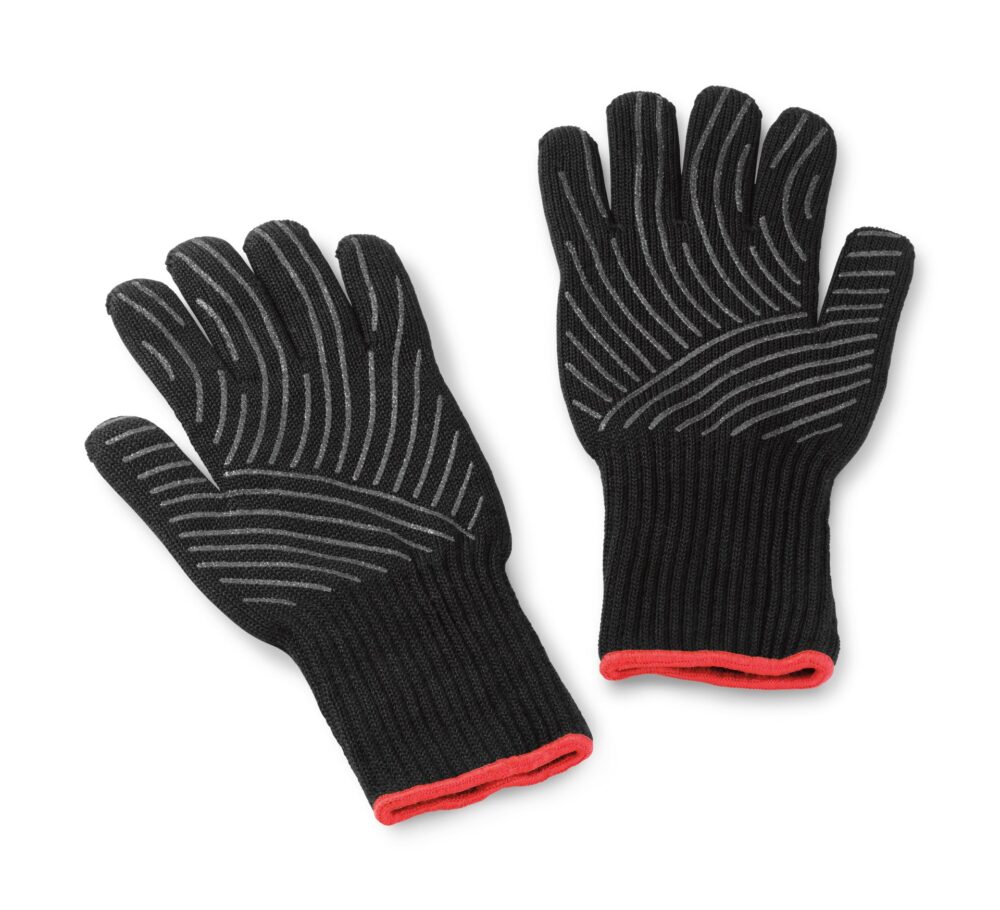 Grillhandschuh-Set aus Kevlar Schwarz