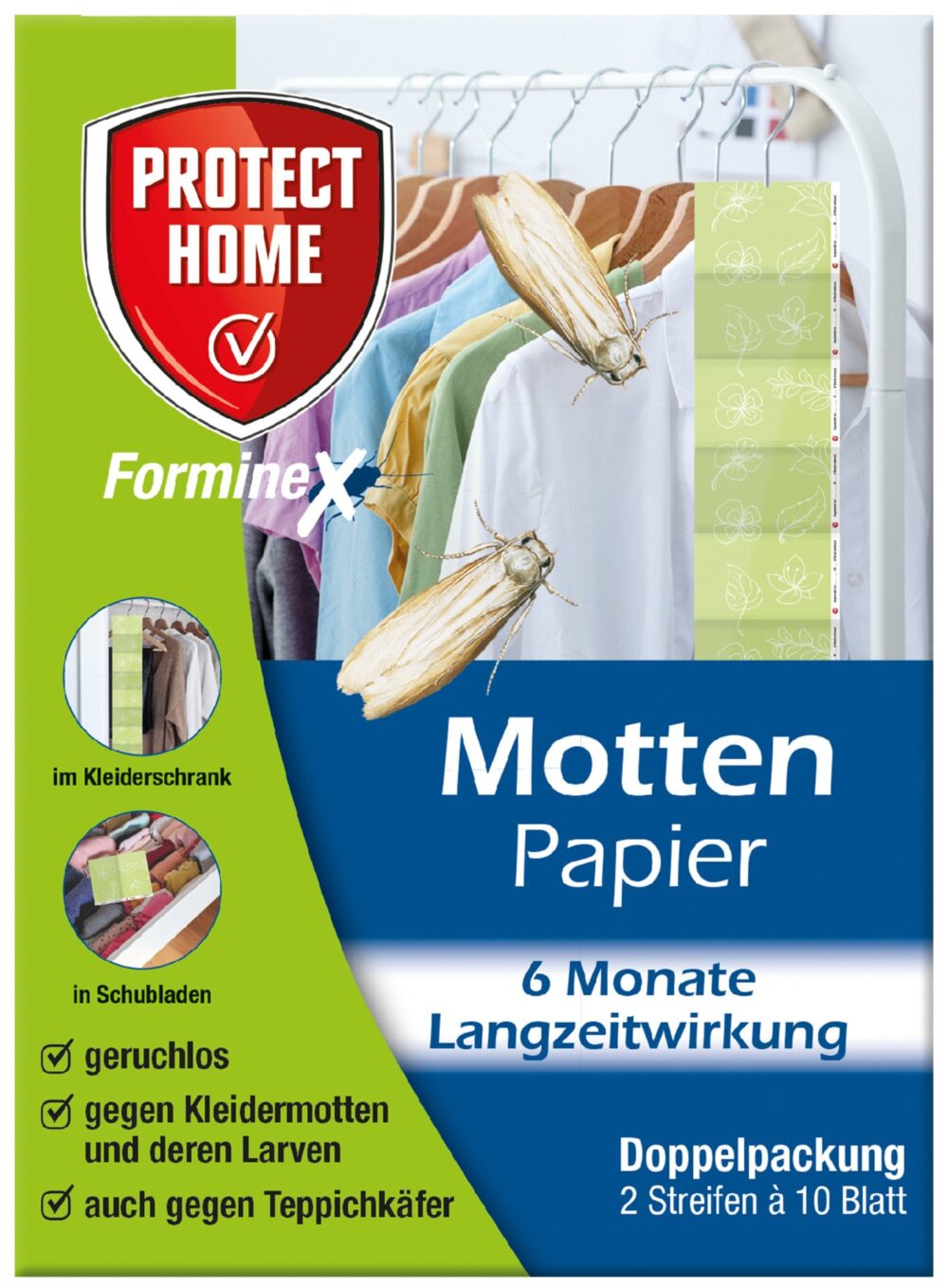 FormineX Motten-Papier