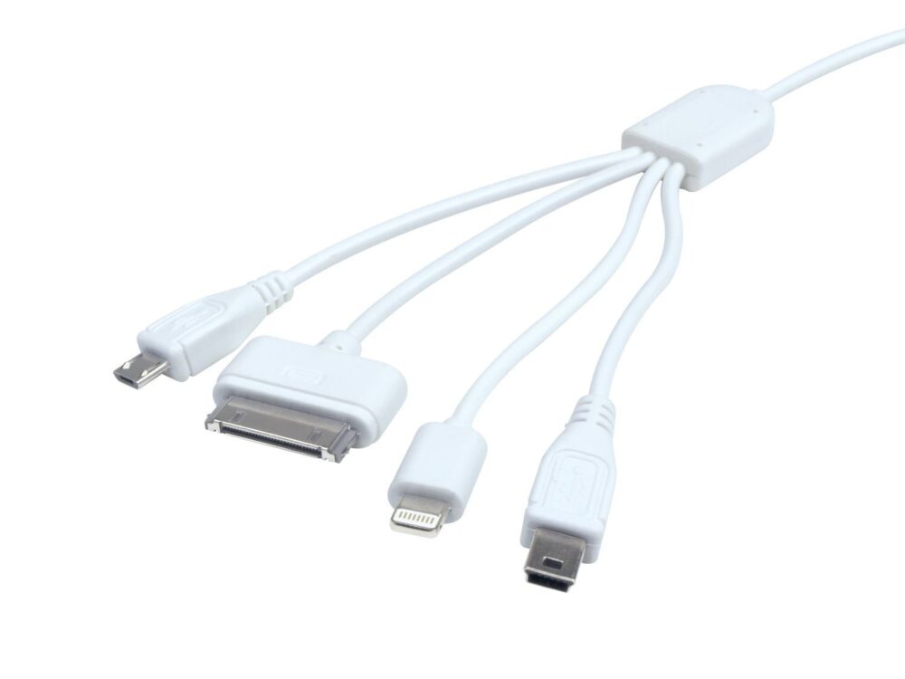 Universal USB Ladekabel mit 4 Adaptern