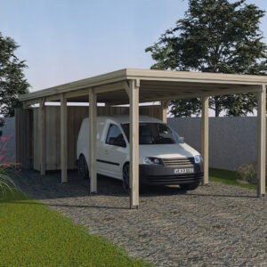 FlachdachEinzelcarport 617