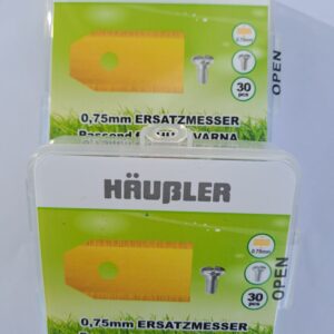 Automower-Ersatzmesser titan-karbid-beschichtet f. Husqvarna/Gardena/Navimow Rasenroboter 60er SET Marke Häußler
